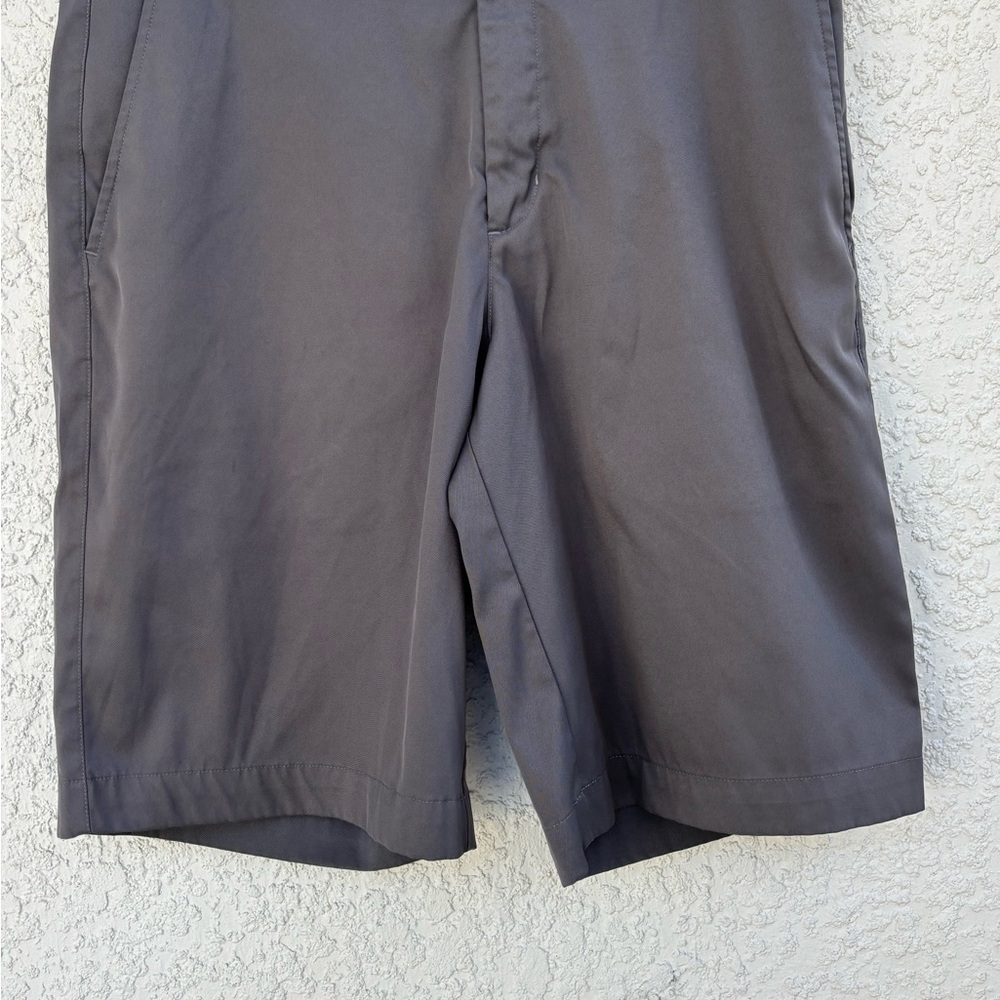 Nike Gray Flat Front Shorts for Casual Comfort‎ - Picture 8 of 9